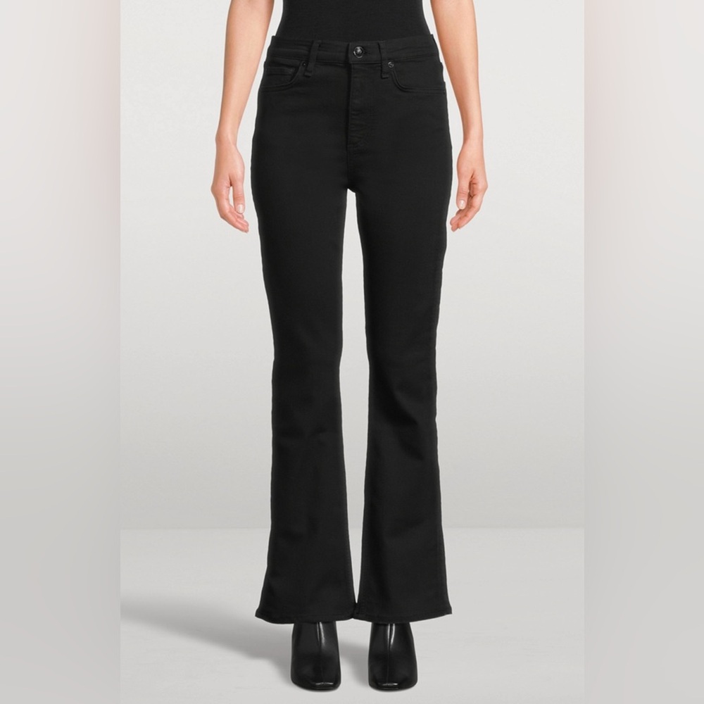 rag & bone Peyton Black Boot Cut Jeans
